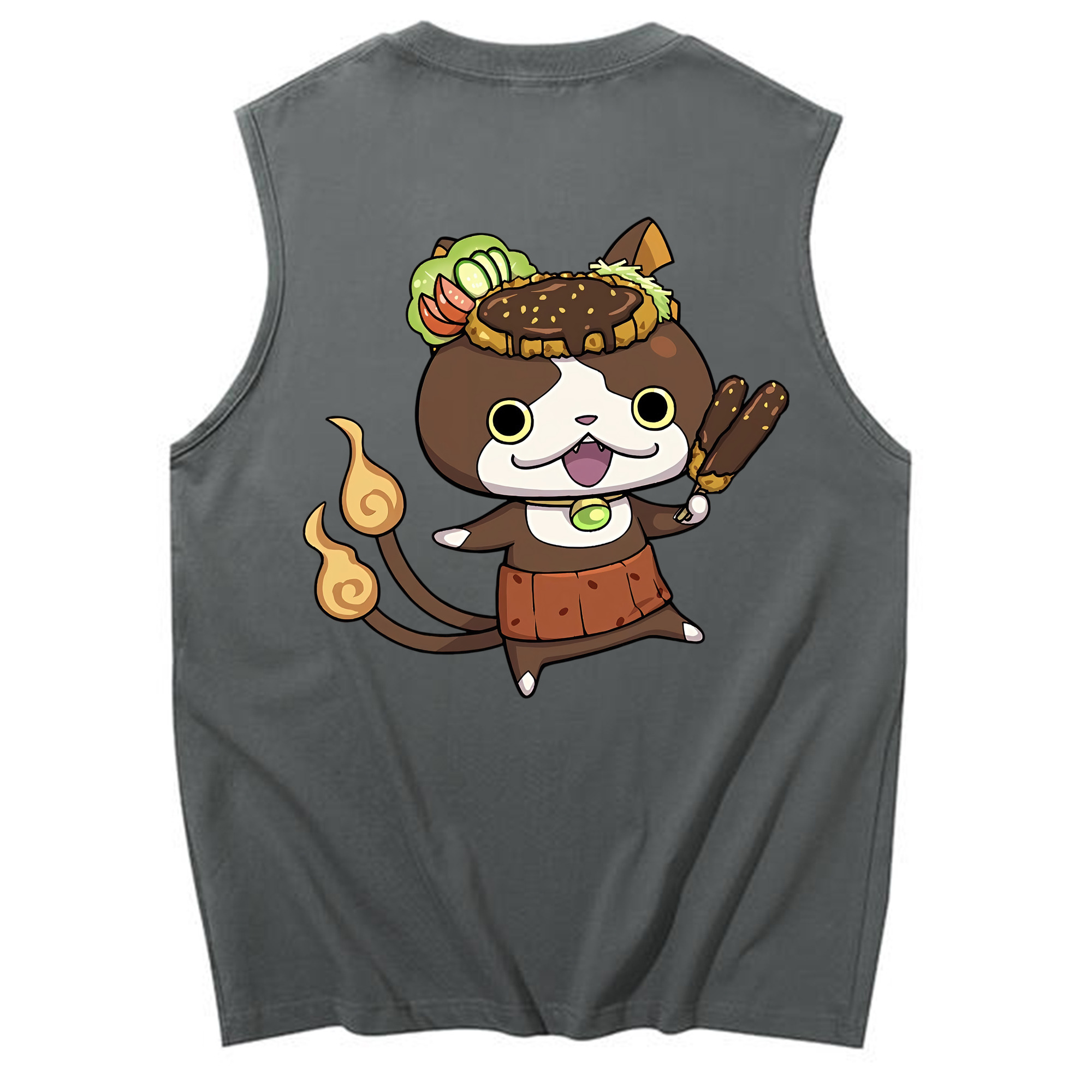 （画像用） 妖怪ウォッチ Yo-kai Watch コットン100％タンクトップ（背面プリント）
